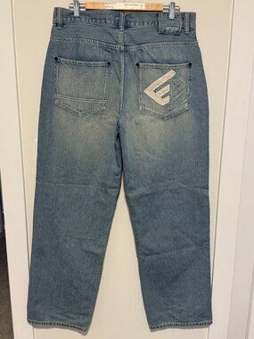 Enyce Light Wash Jeans – Size 34 (Y2K Hip-Hop Denim)